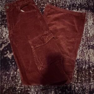 Cotton On Men's Corduroy Pants - Rust